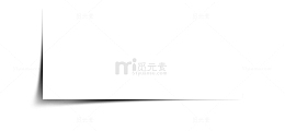 阴影素材边框  白色纸张方框