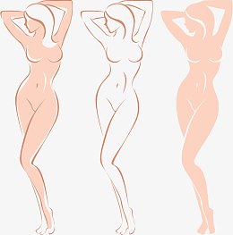 女人矢量素材,
