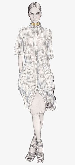女模特