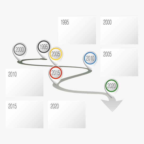 矢量时间轴素材免费下载_觅元素