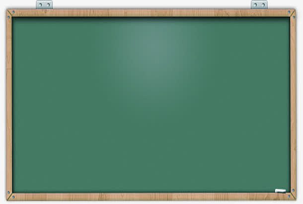 开学季绿色黑板木框