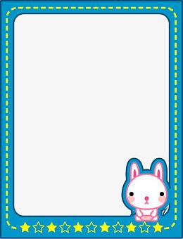 卡通兔子相框