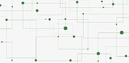 绿色线条圆点图