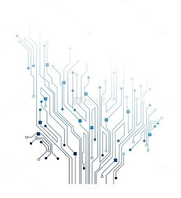 科技线条PPT基础元素