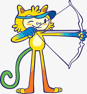 里约奥运会吉祥物射箭