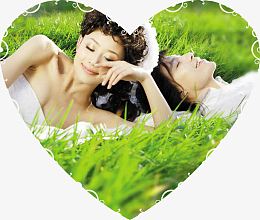 人物情侣婚纱照设计