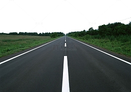 森林中的公路素材