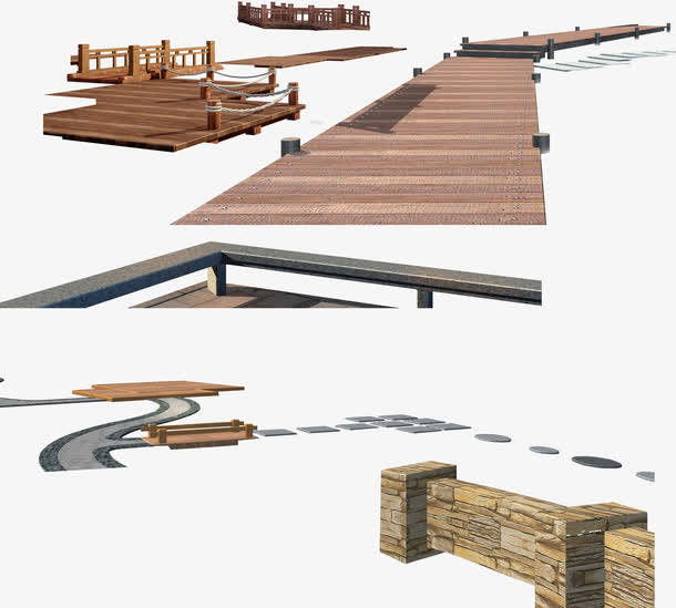 栈道素材免费下载_觅元素