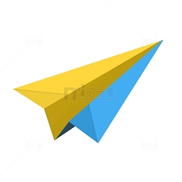 飞机云电子邮件邮件消息消息折纸