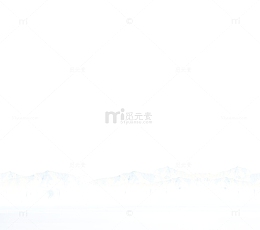 白色雪地