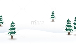 冬季树上的雪