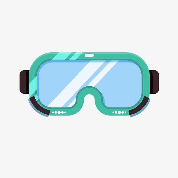 滑雪护目镜免抠素材