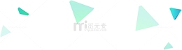 蓝绿碎片装饰图案