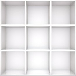 木纹 白色 商品展架  格子