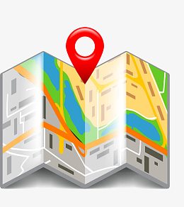 卡通地图定位