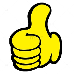 点赞手势矢量图