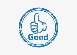 圆形手势图标矢量