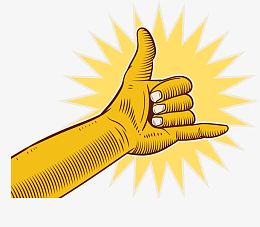 矢量图竖起大拇指