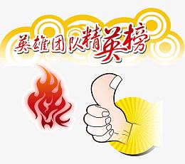 精英榜团队精神素材