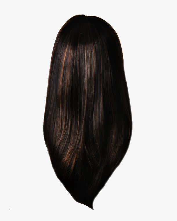 黑长直发素材免费下载_觅元素