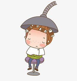 烫头发