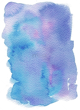 蓝色水彩效果