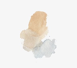 蓝棕水彩效果