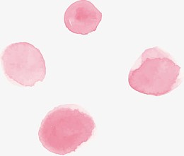 矢量粉色水彩