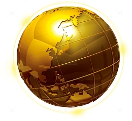 金色的地球