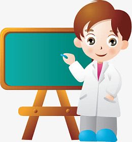 卡通人物男教师