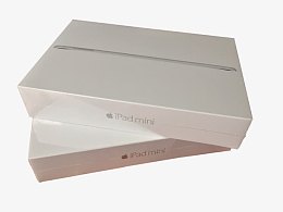 叠放的ipadmini4包装盒