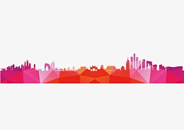 光效 渐变 红色 色块