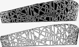 鸟巢矢量素材,