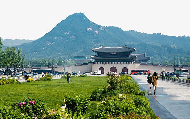 韩国光化门广场风景