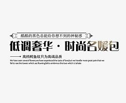 低调奢华名媛包