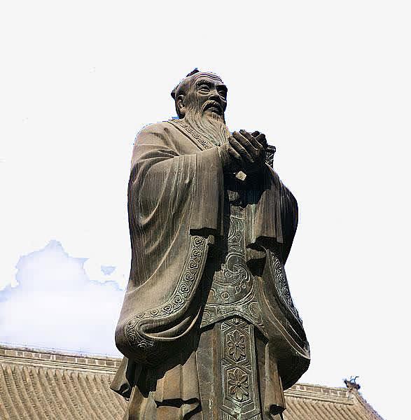 北京孔庙国子监孔子塑像