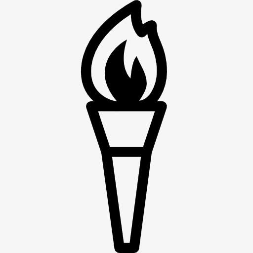 体育奥运火炬图标