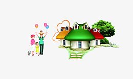 卡通留守儿童图案