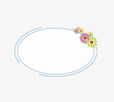 卡通圆圈边框素材_卡通圆圈边框图片元素-觅元素