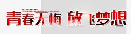 青春无悔放飞梦想