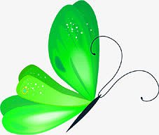 绿色创意蝴蝶设计