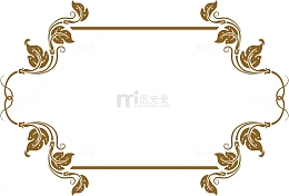 中国风花纹边框