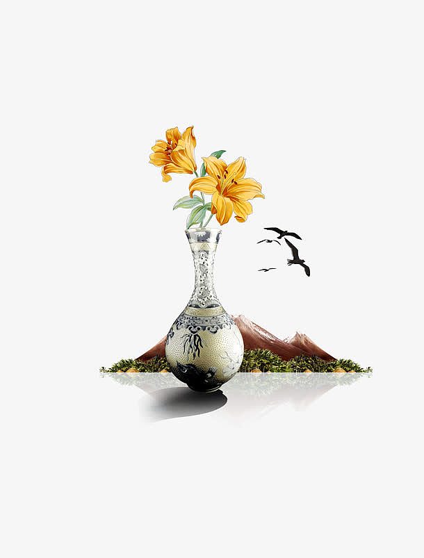 中国风古典花瓶