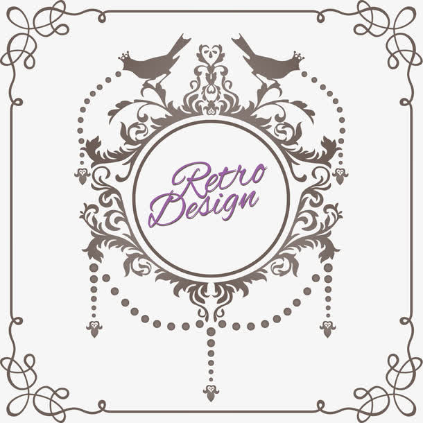 边框古典花边线框艺术