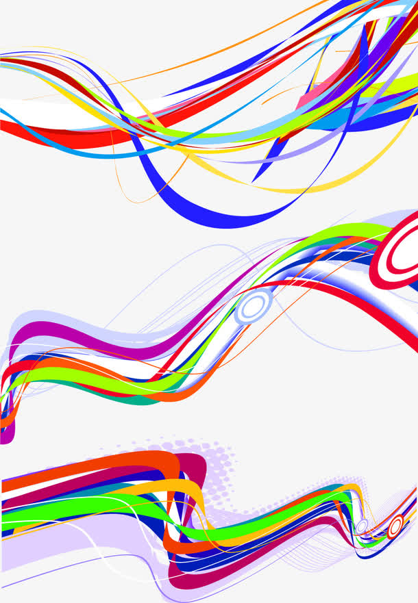 矢量彩条素材免费下载_觅元素