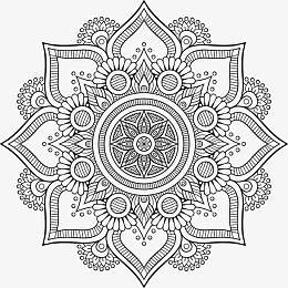欧式古典线条花纹矢量素材免费下
