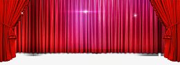 红紫色发光舞台幕布