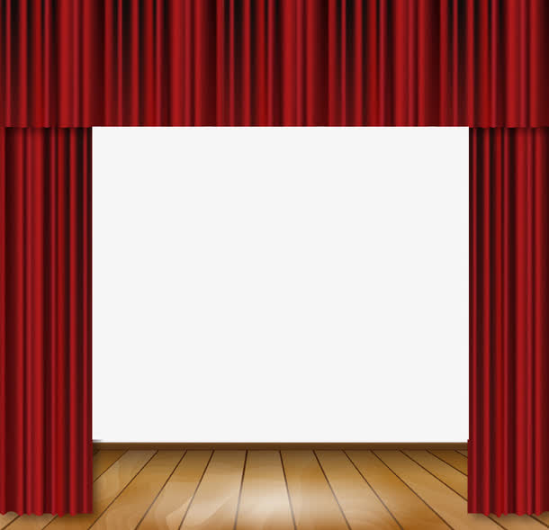 背景舞台闭幕布