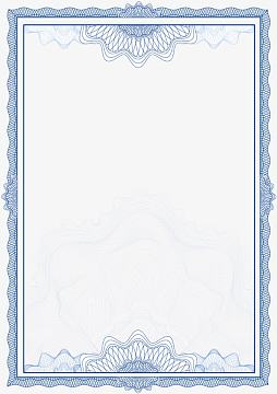 矢量欧式花纹聘书边框