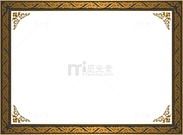 矢量高档证书设计素材